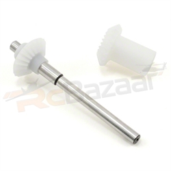 Picture of Tail drive front gear set with shaft - torque tube drive - Hiller 450 Pro