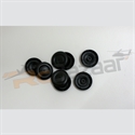 Picture of 1 3/4" plastic half wheel (4 nos half wheels)