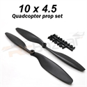 Picture of Quadcopter propellers 10 x 4.5 (black)