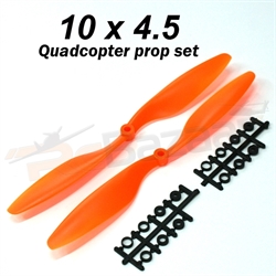 Picture of Quadcopter propellers 10 x 4.5 (orange)
