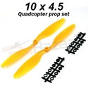 Picture of Quadcopter propellers 10 x 4.5 (yellow)