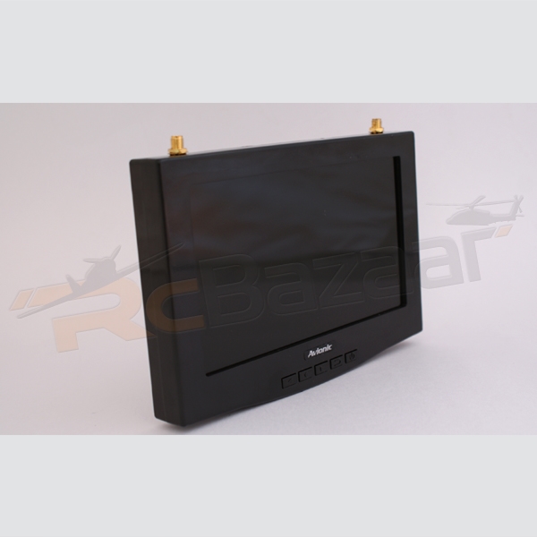 Avionic FPV monitor with double built-in receiver