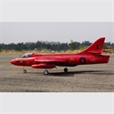 Picture of Hawker Hunter - monster size Red Colour