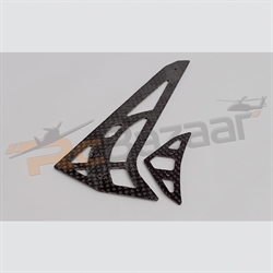 Picture of Hiller 480 Nitro CF tail fins horizontal and vertical