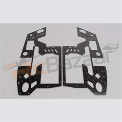 Picture of Hiller 480 Nitro carbon fiber main side frame unit