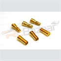 Picture of (3nos) 3.5mm Gold Bullet Connector