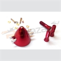 Picture of Folding (red) Spinner 40 with 3 x 3.2 x 4 x 5 adapters