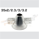 Picture of Cermark (silver) Headless 35 with 2 x 2.3 x 3 x 3.2 spinner