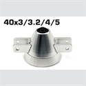 Picture of Cermark Headless 40 with 3 x 3.2 x 4 x 5 spinner (silver)