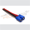 Picture of EC5 male connector with wire (11cms)