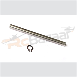 Picture of 5mm dia X 62mm length spare brushless motor shaft with clip
